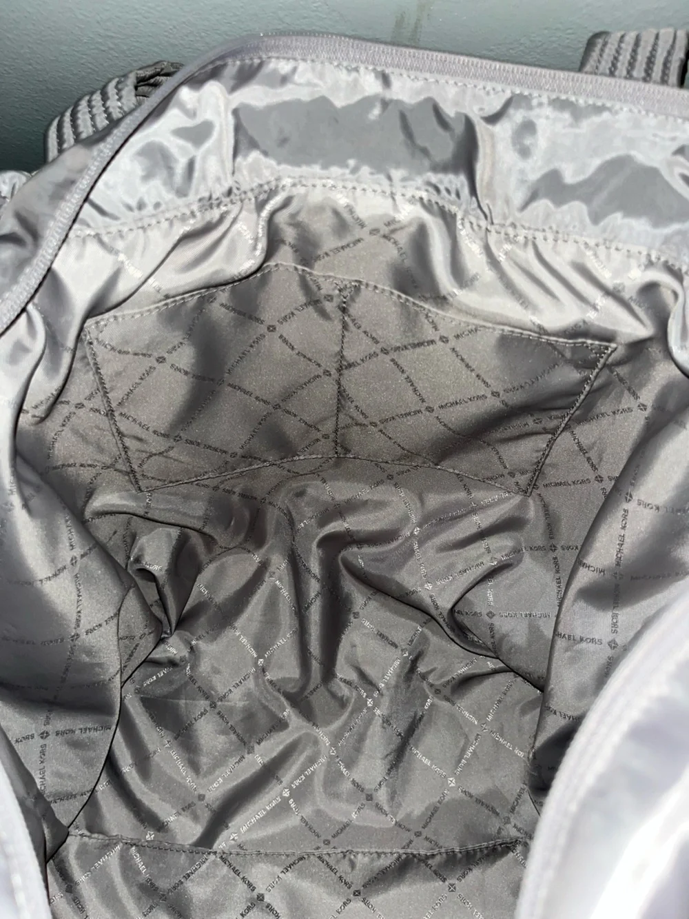 Michael Kors Quilted Tote in Taupe - Picture 5 of 5
